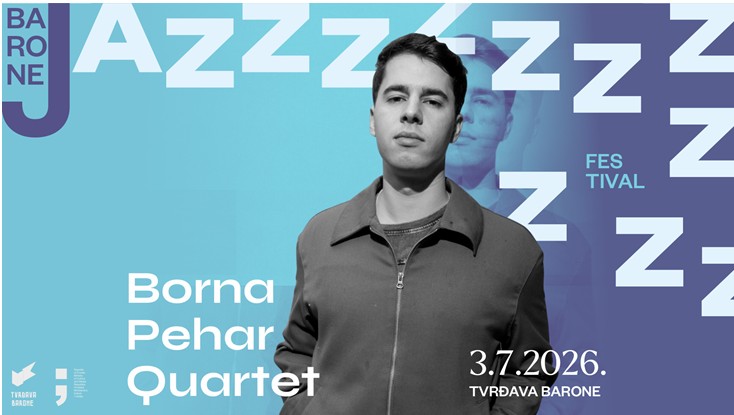 Borna Pehar sa svojim kvartetom nastupa u sklopu Barone Jazz Festivala 